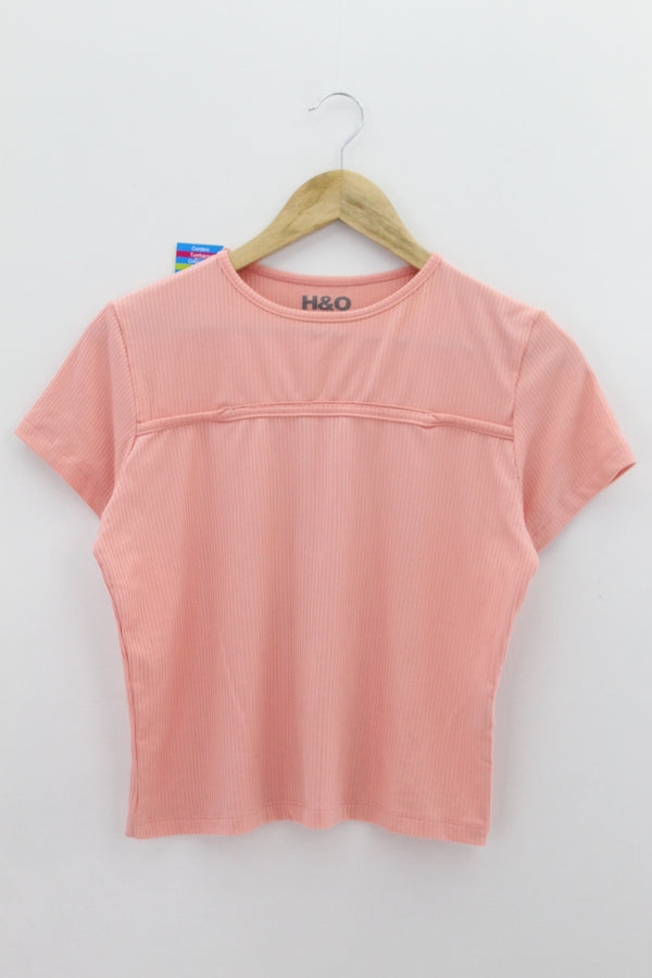 TOP Femenino BASICO CON MANGA H&O