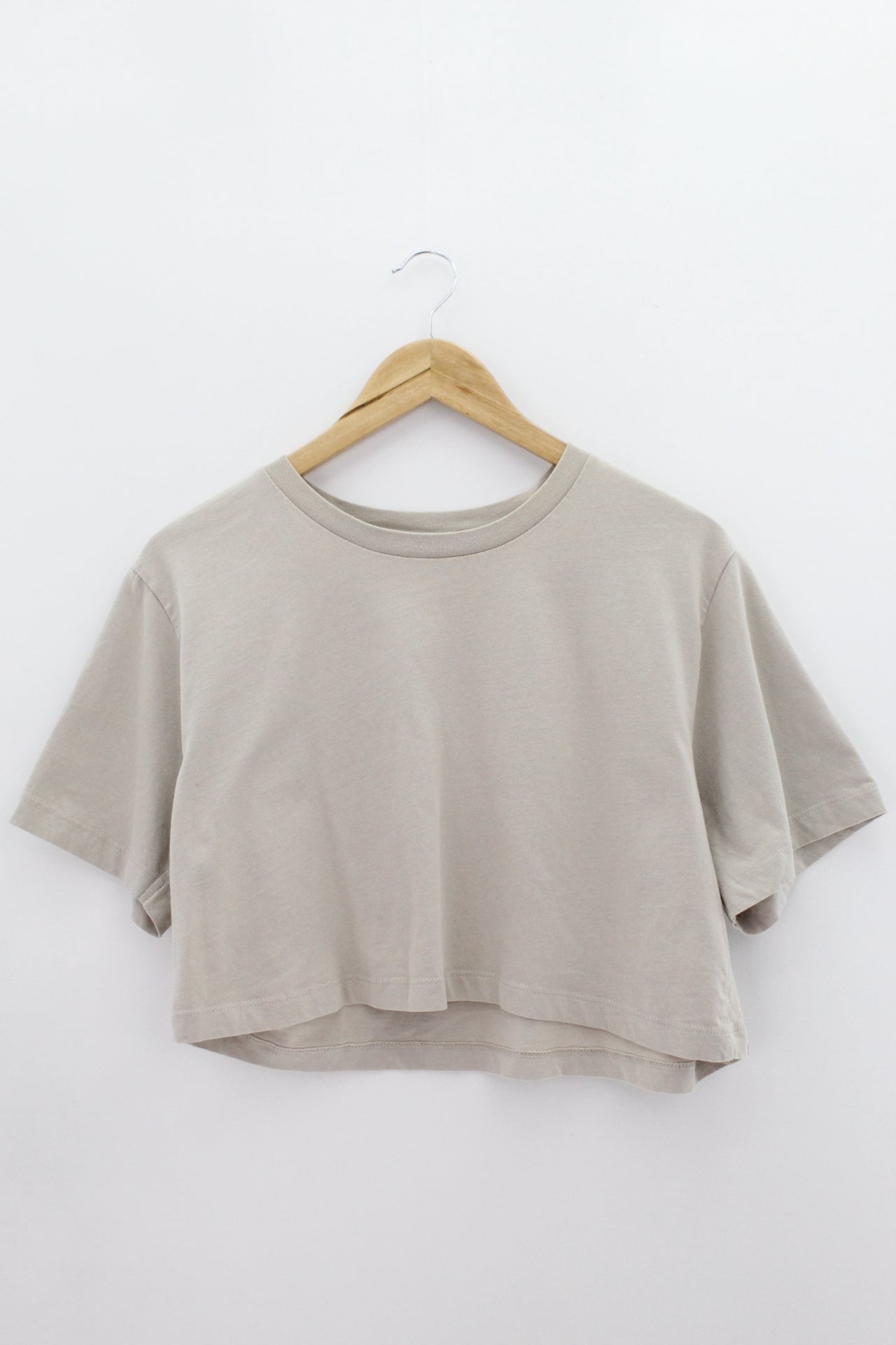 TOP Femenino BASICO CON MANGA Pull & Bear