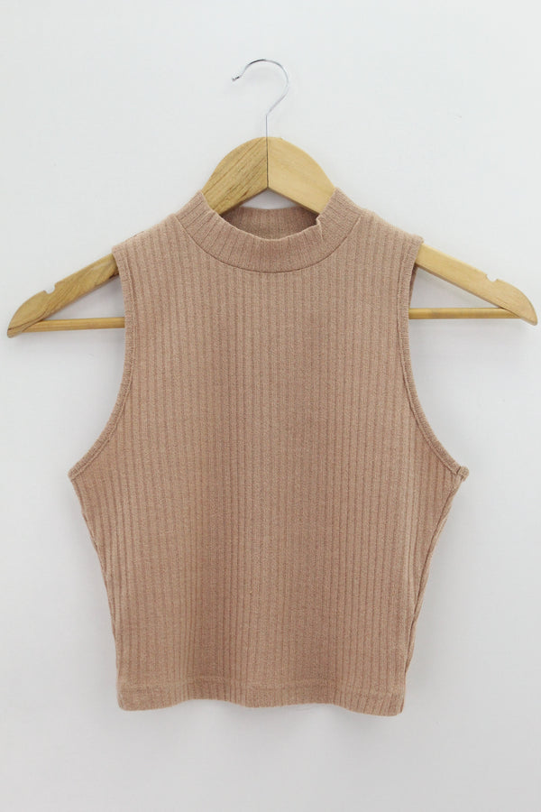 TOP Femenino BASICO SIN MANGA Shein