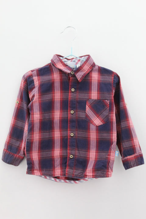 CAMISA DE BEBE MASCULINO (0-2) Bebé Sin Marca