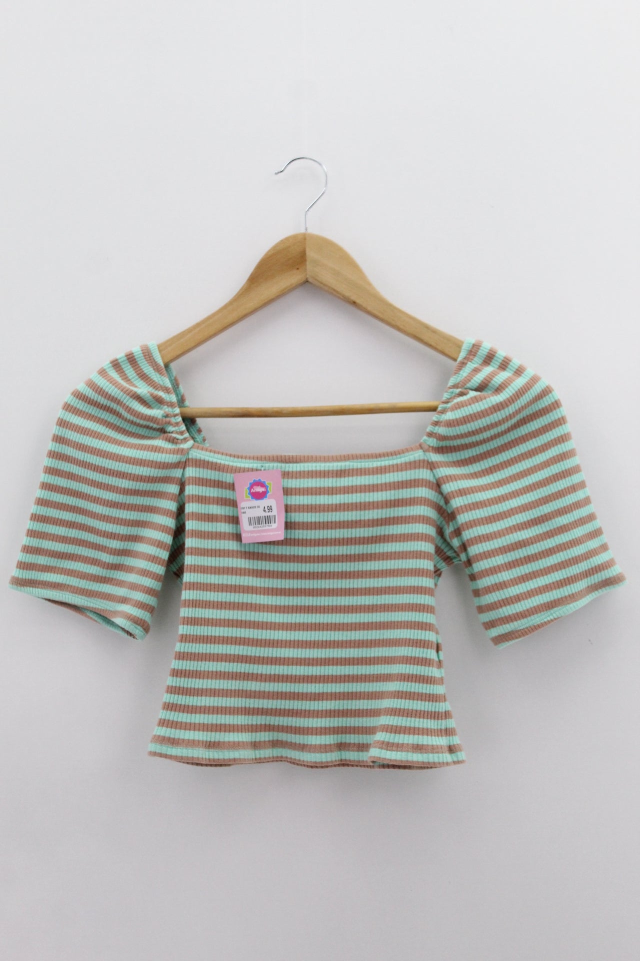 TOP Femenino BASICO CON MANGA H&O