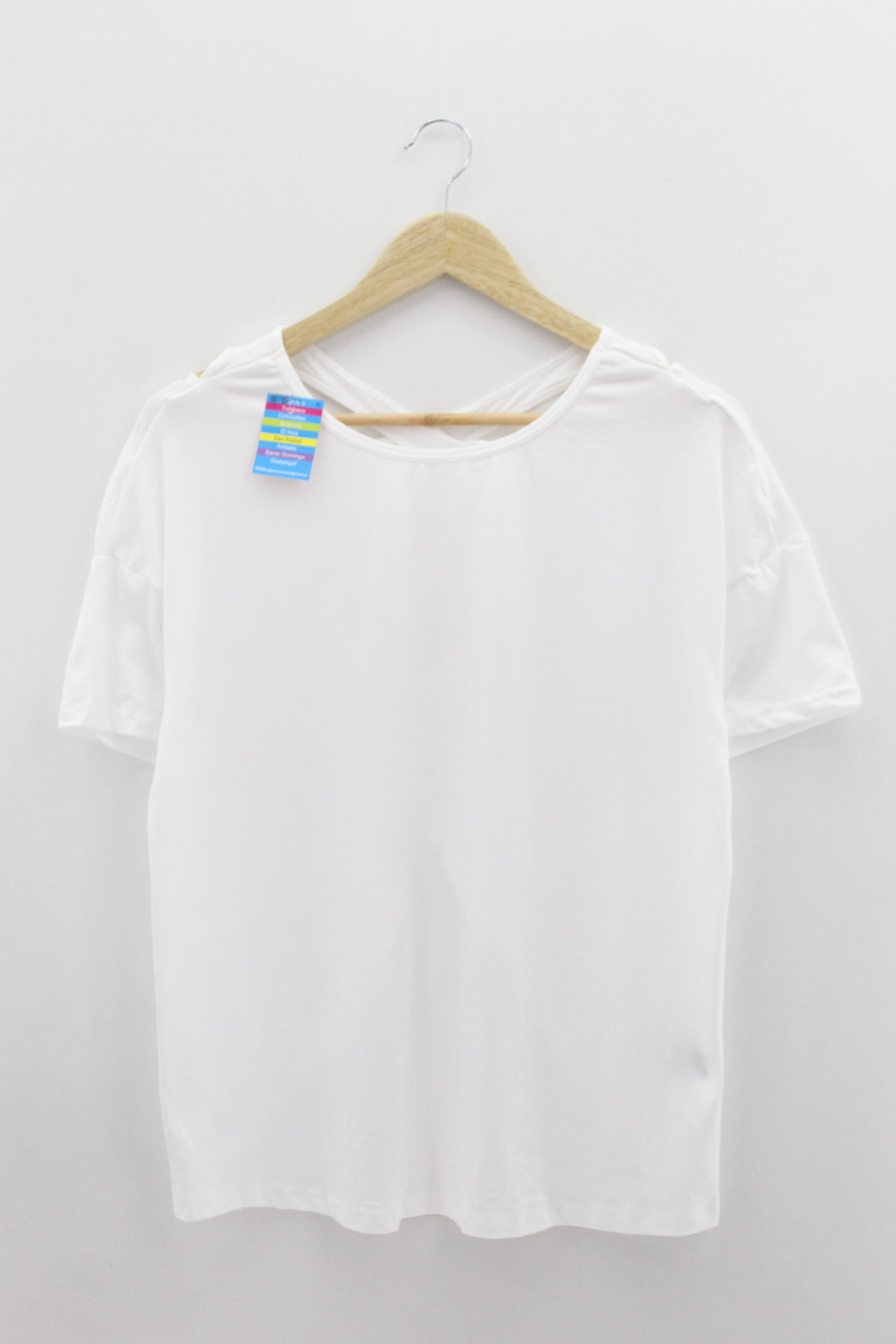 TOP Femenino BASICO CON MANGA Shein