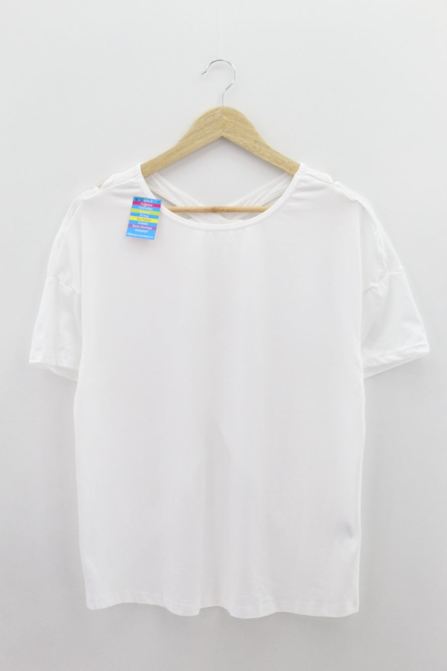 TOP Femenino BASICO CON MANGA Shein