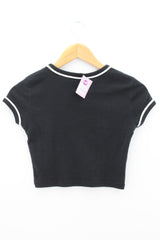 TOP Femenino BASICO CON MANGA Pull & Bear