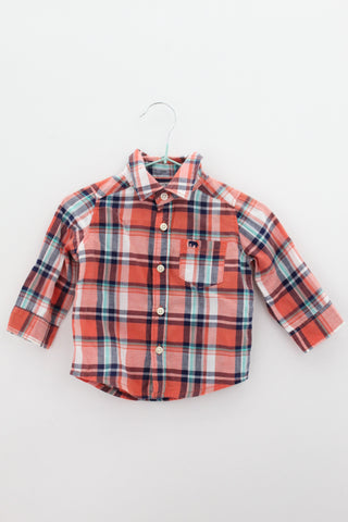 CAMISA DE BEBE Masculino (0-2) Carters