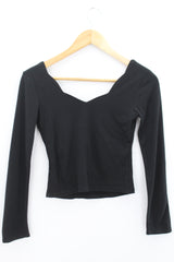 TOP Femenino BASICO CON MANGA Bershka