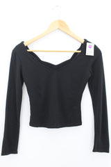 TOP Femenino BASICO CON MANGA Bershka