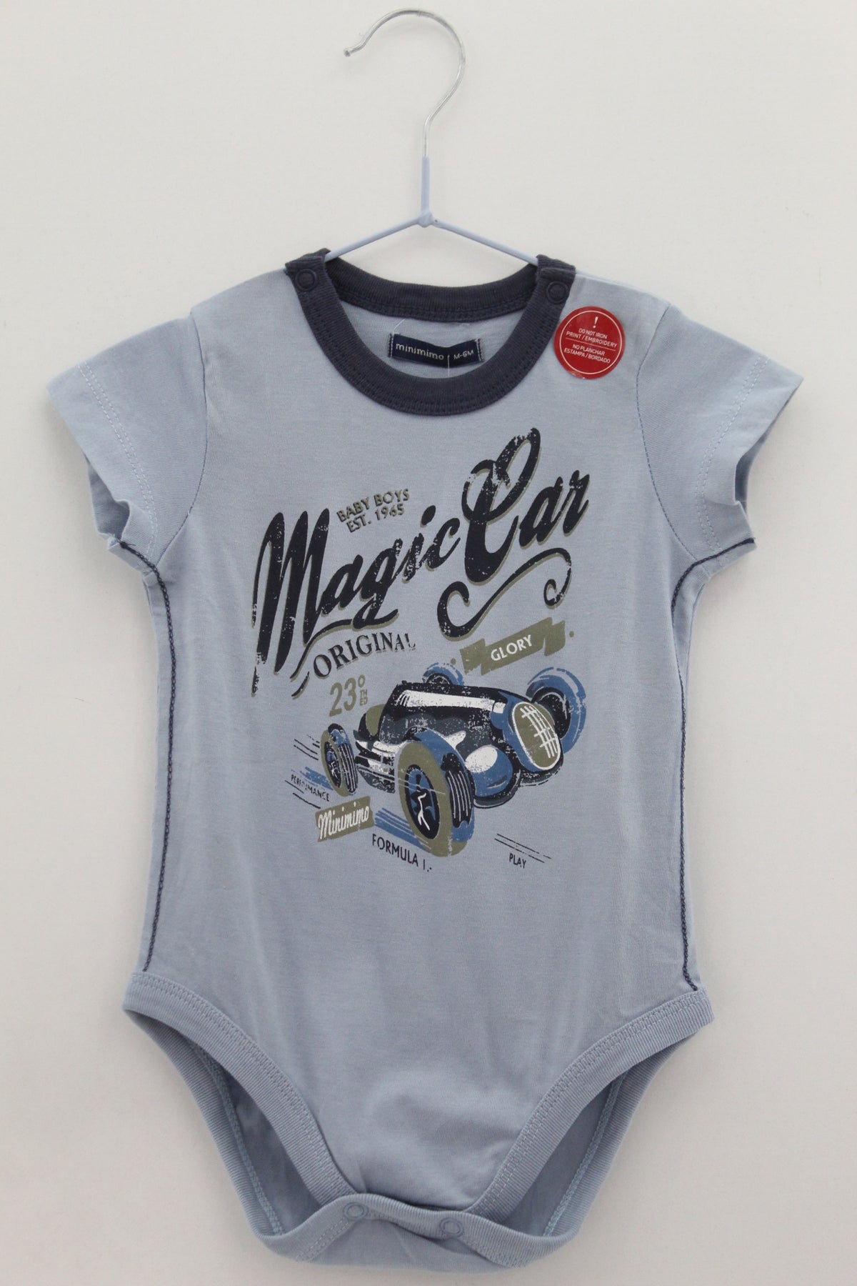 MONO MANGA CORTA BEBE MASCULINO (0-2) Bebé
