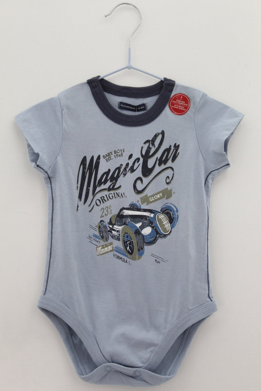 MONO MANGA CORTA BEBE MASCULINO (0-2) Bebé