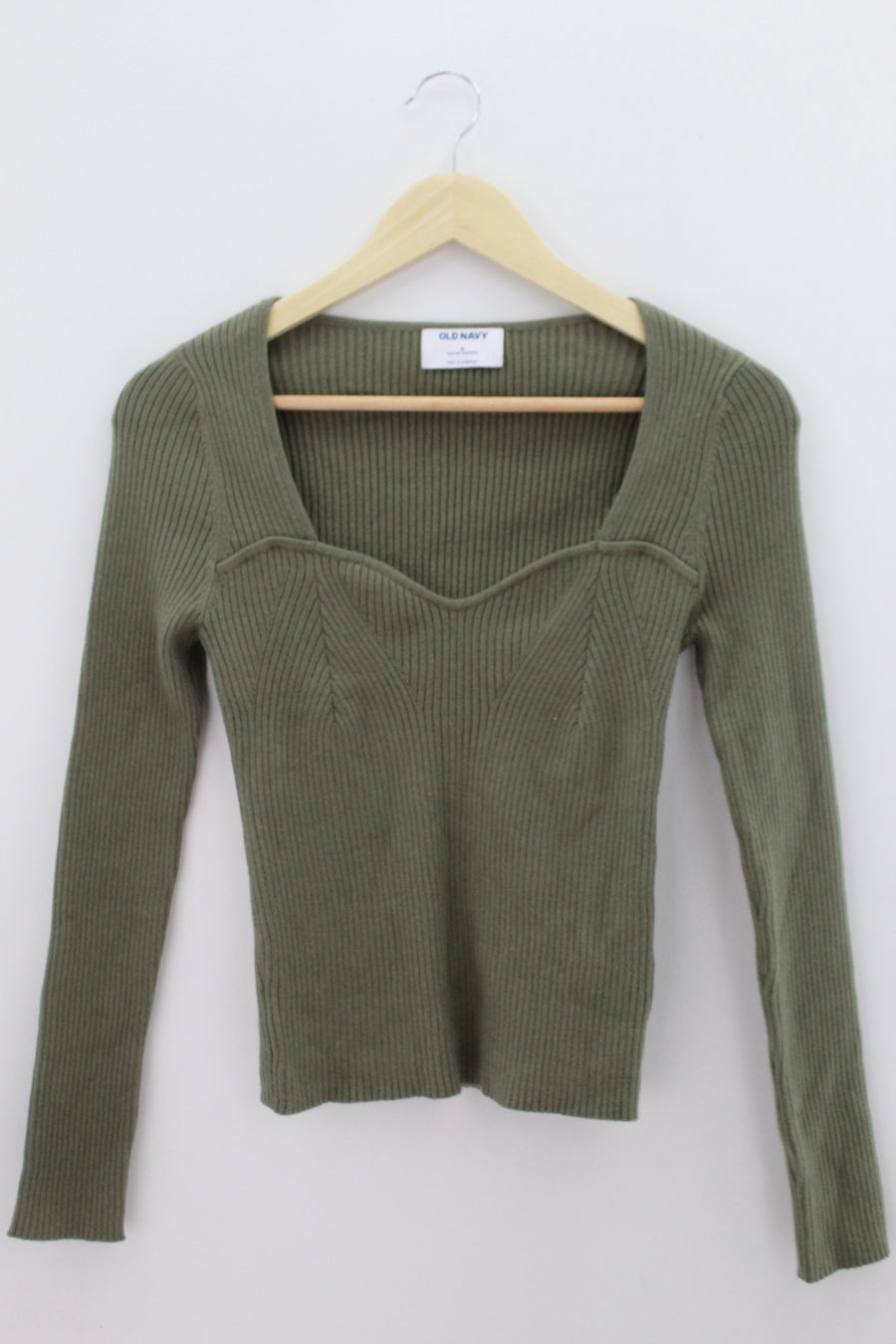 TOP Femenino BASICO CON MANGA Old Navy