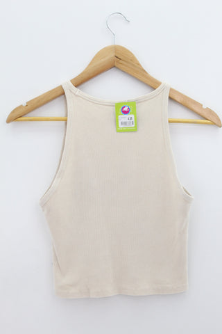 TOP Femenino BASICO SIN MANGA Pinto