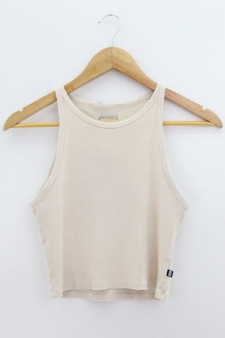 TOP Femenino BASICO SIN MANGA Pinto
