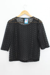 TOP Femenino BASICO CON MANGA Mango