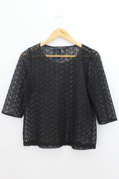TOP Femenino BASICO CON MANGA Mango