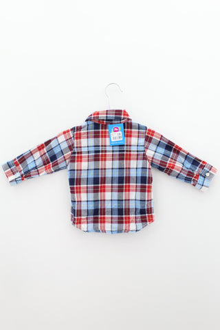 CAMISA DE BEBE Masculino (0-2) Carters