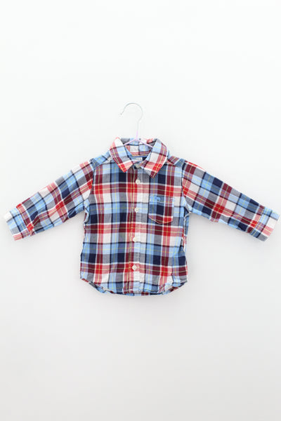 CAMISA DE BEBE Masculino (0-2) Carters