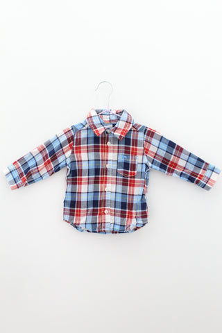 CAMISA DE BEBE Masculino (0-2) Carters