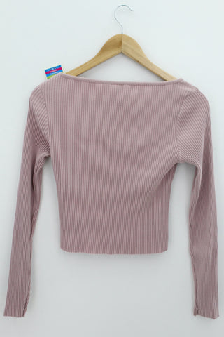 TOP Femenino BASICO CON MANGA H&