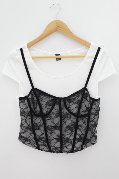 TOP Femenino CASUAL Shein