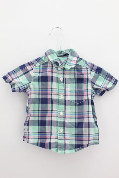 CAMISA DE BEBE Masculino (0-2) Carters