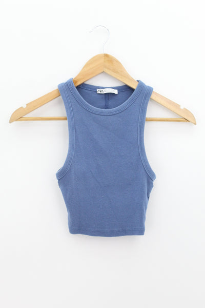 TOP Femenino BASICO SIN MANGA Zara